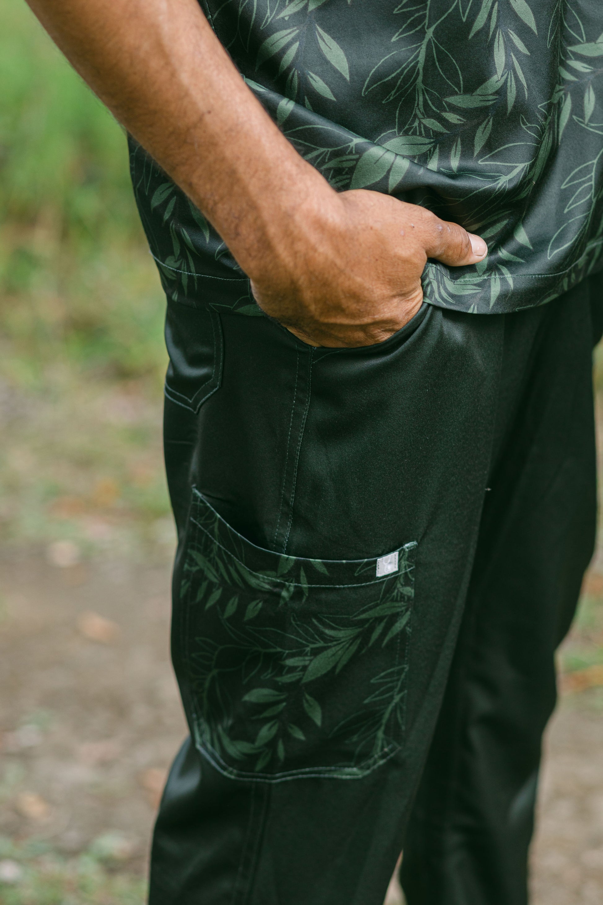 Kahikina Men's Pants - Ko'olau Green