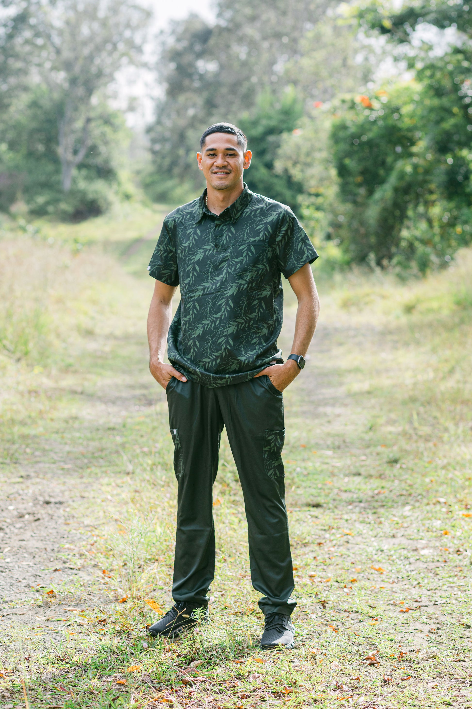Kahikina Men's Pants - Ko'olau Green