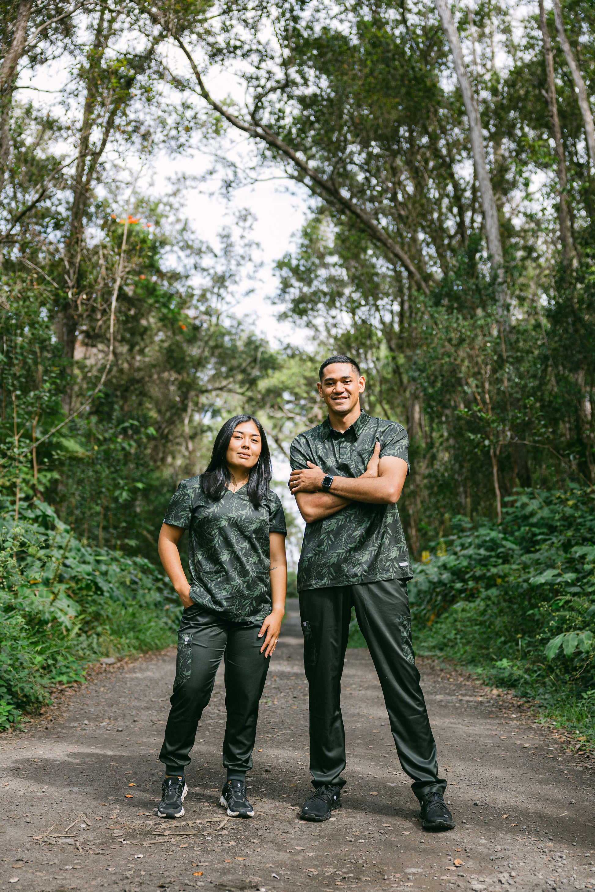 Kahikina Men's Performance Polo Shirt - Ko'olau Green